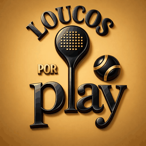 Loucos por Play: raquete e bola de beach tênis sobre fundo dourado